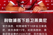官方：利物浦签下18岁后卫莱奥尼，转会费3500万欧+二转